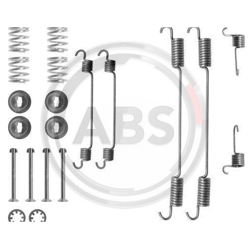 Слика на комплет осигурачи, сопирачки гуртни A.B.S. 0740Q за Peugeot Expert Van (222) 1.9 TD - 90 коњи дизел