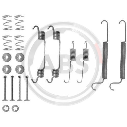 Слика на комплет осигурачи, сопирачки гуртни A.B.S. 0766Q за Opel Astra F Estate 2.0 i 16V - 150 коњи бензин