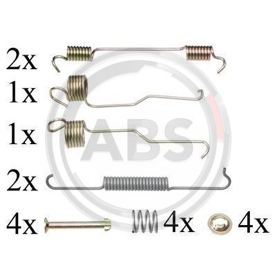Слика на Комплет осигурачи, сопирачки гуртни A.B.S. 0804Q