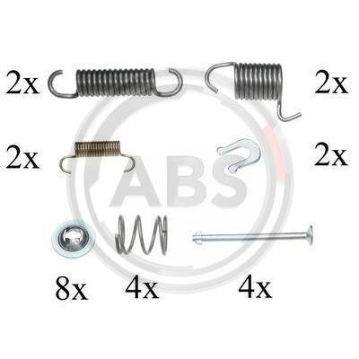 Слика на Комплет осигурачи, сопирачки гуртни A.B.S. 0834Q