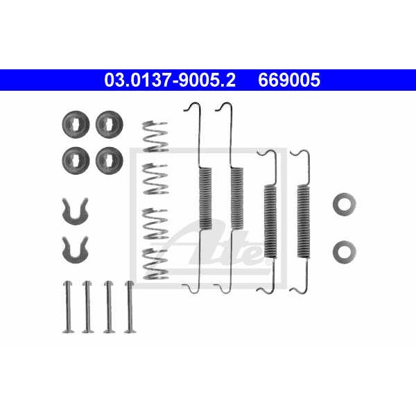 Слика на Комплет осигурачи, сопирачки гуртни ATE 03.0137-9005.2