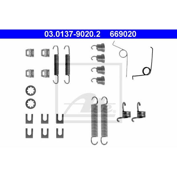 Слика на Комплет осигурачи, сопирачки гуртни ATE 03.0137-9020.2