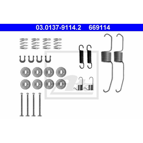 Слика на Комплет осигурачи, сопирачки гуртни ATE 03.0137-9114.2