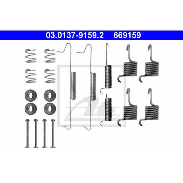 Слика на Комплет осигурачи, сопирачки гуртни ATE 03.0137-9159.2