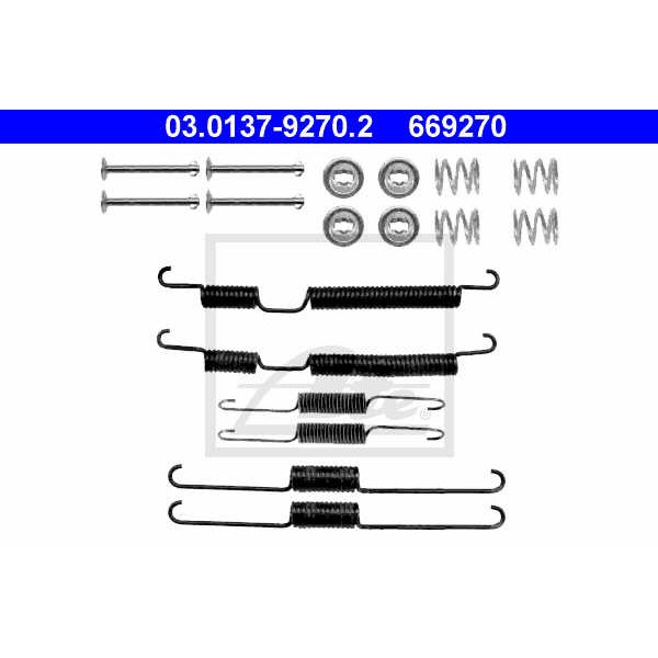 Слика на комплет осигурачи, сопирачки гуртни ATE 03.0137-9270.2 за Hyundai Excel 2 (LC) 1.5 CRDi - 82 коњи дизел