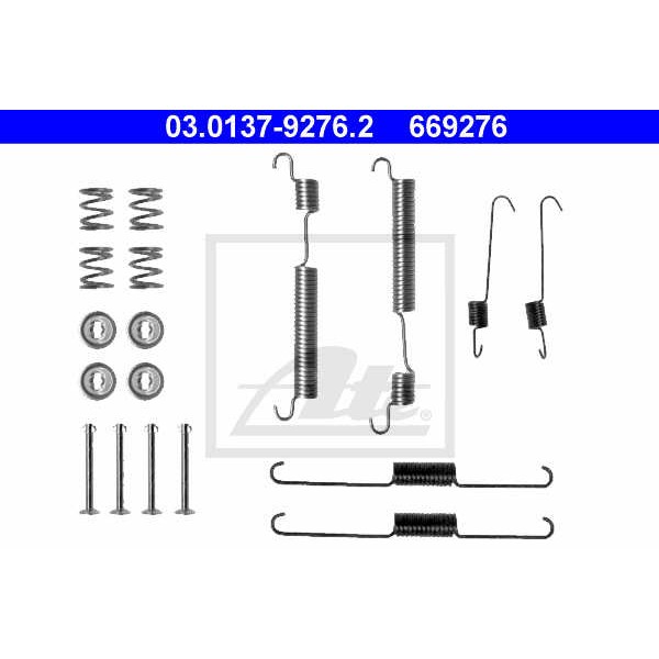 Слика на комплет осигурачи, сопирачки гуртни ATE 03.0137-9276.2 за Hyundai Excel 2 (LC) 1.5 CRDi - 82 коњи дизел