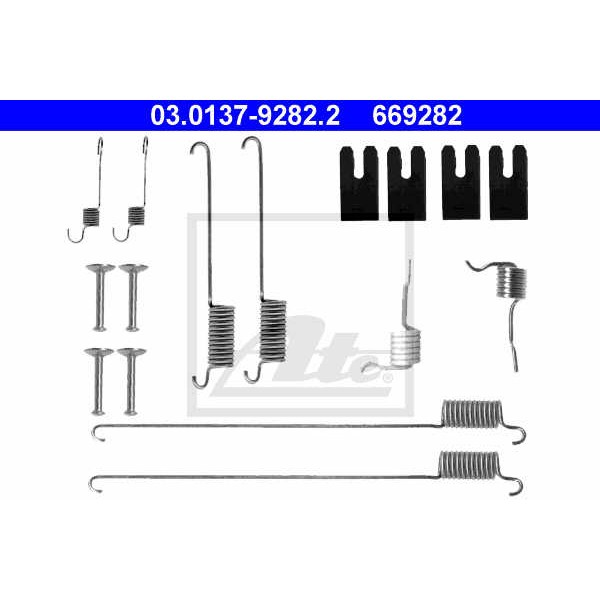 Слика на комплет осигурачи, сопирачки гуртни ATE 03.0137-9282.2 за Land Rover Freelander (LN) 1.8 i 16V 4x4 - 120 коњи бензин