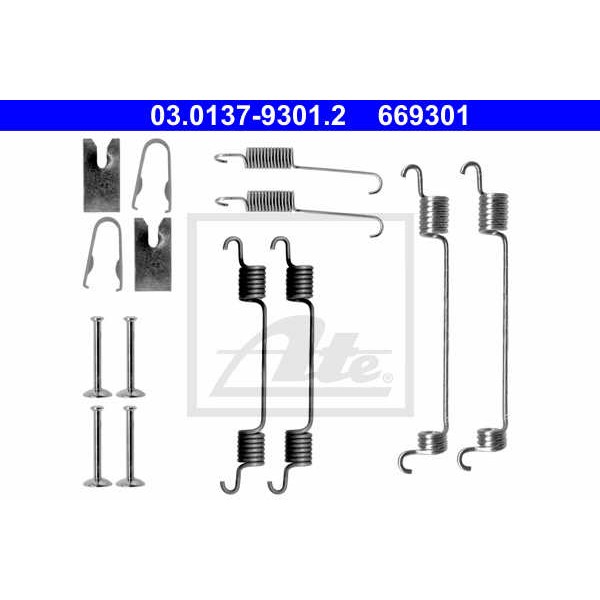 Слика на Комплет осигурачи, сопирачки гуртни ATE 03.0137-9301.2