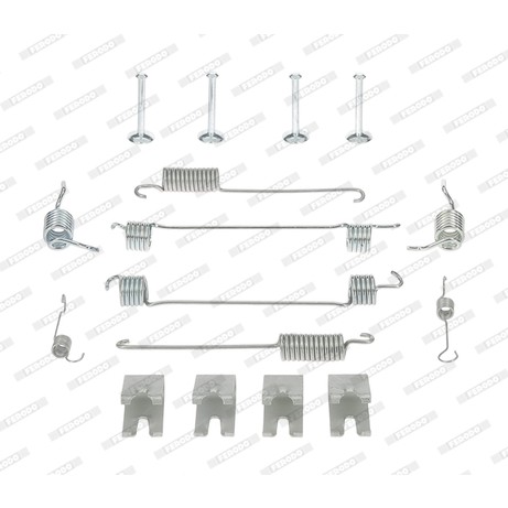Слика на комплет осигурачи, сопирачки гуртни FERODO PREMIER FBA82 за Ford Mondeo 2 Saloon (BFP) 1.6 i 16V - 95 коњи бензин