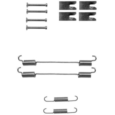 Слика на комплет осигурачи, сопирачки гуртни HELLA PAGID 8DZ 355 200-831 за Fiat Doblo Cargo 223 1.8 Flexfuel - 114 коњи Бензин/Етанол