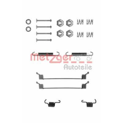 Слика на комплет осигурачи, сопирачки гуртни METZGER 105-0651 за Renault Super 5 (BC40) 1.7 (B/C40K, B/C40G) - 87 коњи бензин