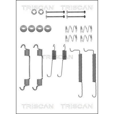 Слика на комплет осигурачи, сопирачки гуртни TRISCAN 8105 242561 за Opel Astra F Estate 2.0 i 16V - 150 коњи бензин