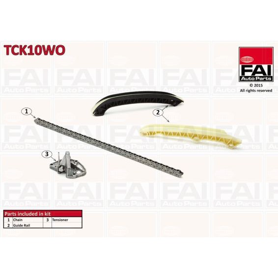 Слика на Комплет погонски ланец FAI AutoParts TCK10WO