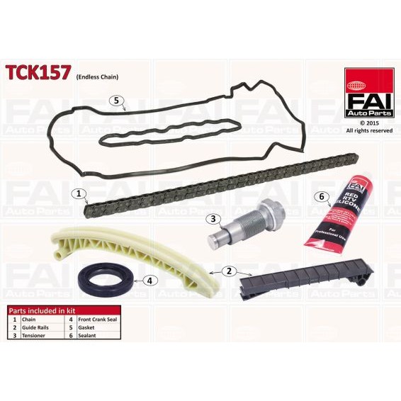 Слика на Комплет погонски ланец FAI AutoParts TCK157