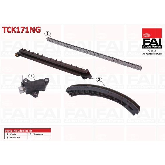 Слика на Комплет погонски ланец FAI AutoParts TCK171NG