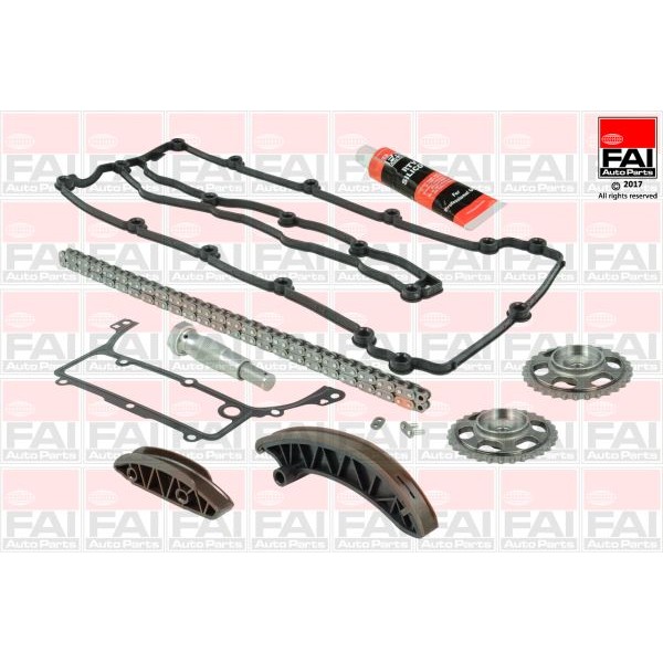 Слика на комплет погонски ланец FAI AutoParts TCK227 за Mercedes Sprinter 3-t Platform (906) 210 CDI (906.111, 906.113, 906.211, 906.213) - 95 коњи дизел