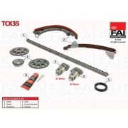 Слика 1 $на Комплет погонски ланец FAI AutoParts TCK35