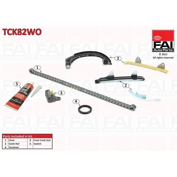 Слика на Комплет погонски ланец FAI AutoParts TCK82WO