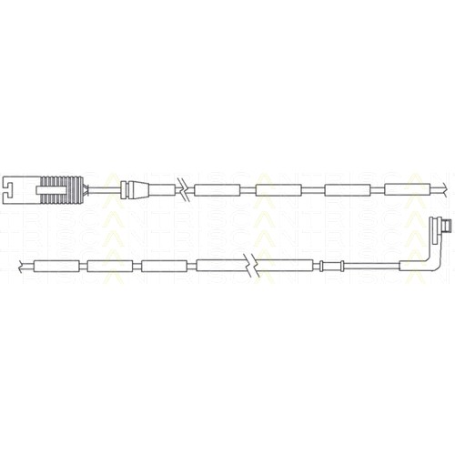 Слика на комплет предупредувачки контактен сензор, истрошеност на плочки TRISCAN 8115 11032 за BMW 3 Sedan E90 325 i - 211 коњи бензин