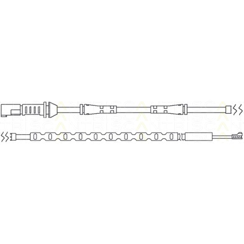 Слика на Комплет предупредувачки контактен сензор, истрошеност на плочки TRISCAN 8115 11048