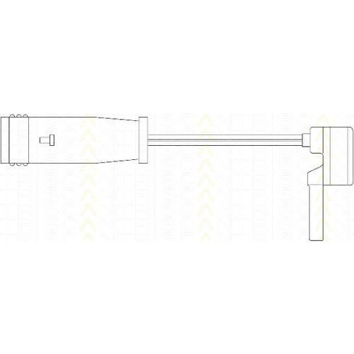 Слика на комплет предупредувачки контактен сензор, истрошеност на плочки TRISCAN 8115 23005 за Mercedes CLK Convertible (a209) CLK 350 (209.456) - 272 коњи бензин