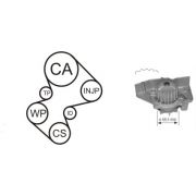 Слика 1 на Комплет ребрест ремен + водна пумпа AIRTEX WPK-136105