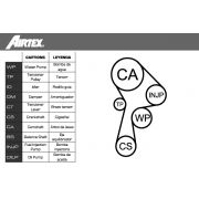 Слика 2 $на Комплет ребрест ремен + водна пумпа AIRTEX WPK-165701