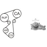 Слика 1 на Комплет ребрест ремен + водна пумпа AIRTEX WPK-167801