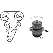 Слика 1 на Комплет ребрест ремен + водна пумпа AIRTEX WPK-199806