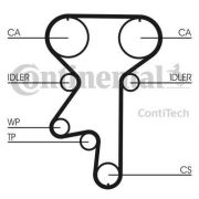 Слика 2 на Комплет ребрест ремен + водна пумпа CONTINENTAL CT870WP2