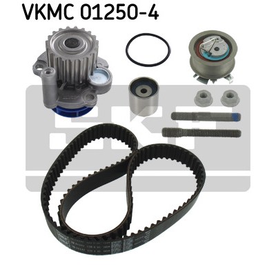 Слика на Комплет ребрест ремен + водна пумпа SKF VKMC 01250-4 за VW Jetta 4 (1J2) 1.9 TDI - 150 коњи дизел