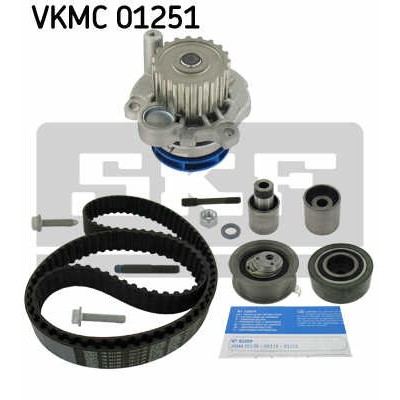 Слика на Комплет ребрест ремен + водна пумпа SKF VKMC 01251 за VW Jetta 4 (1J2) 1.9 SDI - 68 коњи дизел