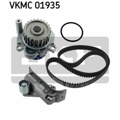 Слика на Комплет ребрест ремен + водна пумпа SKF VKMC 01935 за VW Jetta 4 (1J2) 1.8 T - 150 коњи бензин