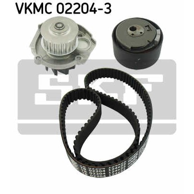 Слика на Комплет ребрест ремен + водна пумпа SKF VKMC 02204-3 за Lancia Musa (350) 1.4 - 90 коњи бензин