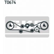 Слика 2 на Комплет ребрест ремен + водна пумпа SKF VKMC 98109
