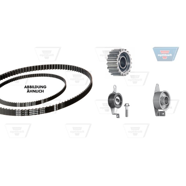 Слика на Комплет ребрест ремен OPTIBELT -ZRK KIT KT 1006 за Ford Escort MK 6 (gal) 1.8 TD - 90 коњи дизел