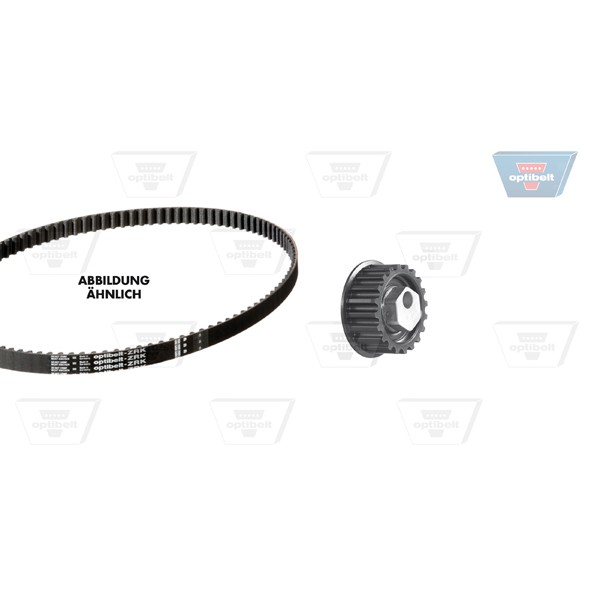 Слика на Комплет ребрест ремен OPTIBELT -ZRK KIT KT 1015 за Seat Ibiza (021A) 1.5 i - 90 коњи бензин