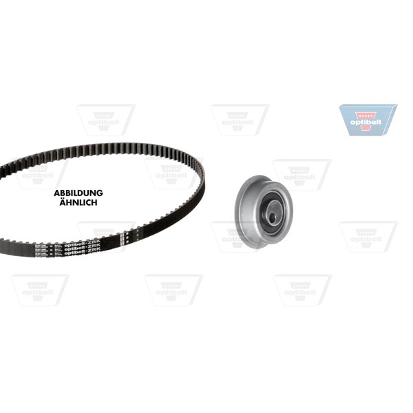 Слика на Комплет ребрест ремен OPTIBELT -ZRK KIT KT 1051 за Nissan Sentra (N13) 1.5 - 71 коњи бензин