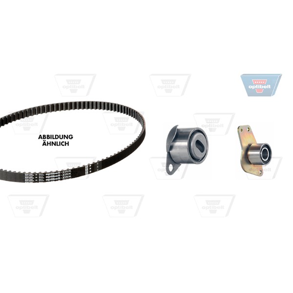 Слика на Комплет ребрест ремен OPTIBELT -ZRK KIT KT 1129 за Renault Clio 1.9 D - 54 коњи дизел