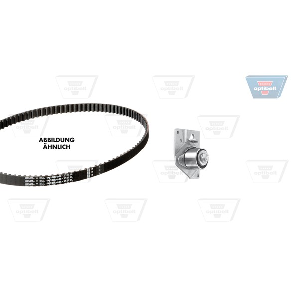 Слика на Комплет ребрест ремен OPTIBELT -ZRK KIT KT 1371 за Renault Laguna 2 Sport Tourer (KG0-1) 1.9 dCi (KG1V) - 130 коњи дизел