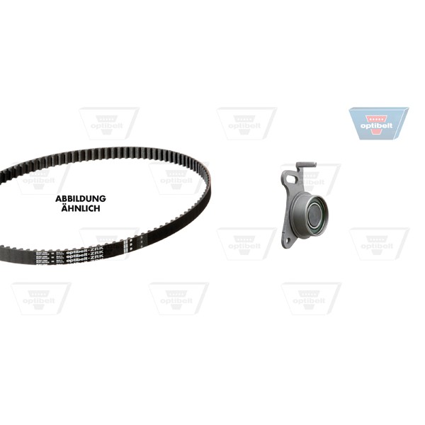 Слика на Комплет ребрест ремен OPTIBELT -ZRK KIT KT 1391 за Mitsubishi Montero Sport 2 (KG,KH) 2.5 DI-D 4x4 - 178 коњи дизел