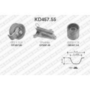 Слика 1 на Комплет ребрест ремен SNR KD457.55