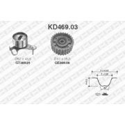 Слика 1 на Комплет ребрест ремен SNR KD469.03