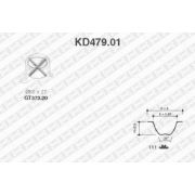 Слика 1 $на Комплет ребрест ремен SNR KD479.01