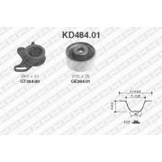 Слика 1 на Комплет ребрест ремен SNR KD484.01