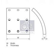 Слика 3 на комплет сопирачка облога, добош сопирачки DT Spare Parts 1.35001