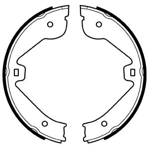 Слика на Комплет сопирачки гуртни, рачна сопирачка DELPHI LS1995