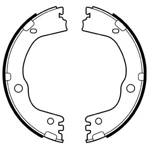 Слика на Комплет сопирачки гуртни, рачна сопирачка DELPHI LS2081