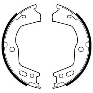 Слика на Комплет сопирачки гуртни, рачна сопирачка DELPHI LS2154