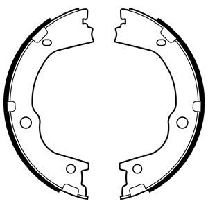 Слика на Комплет сопирачки гуртни, рачна сопирачка DELPHI LS2159